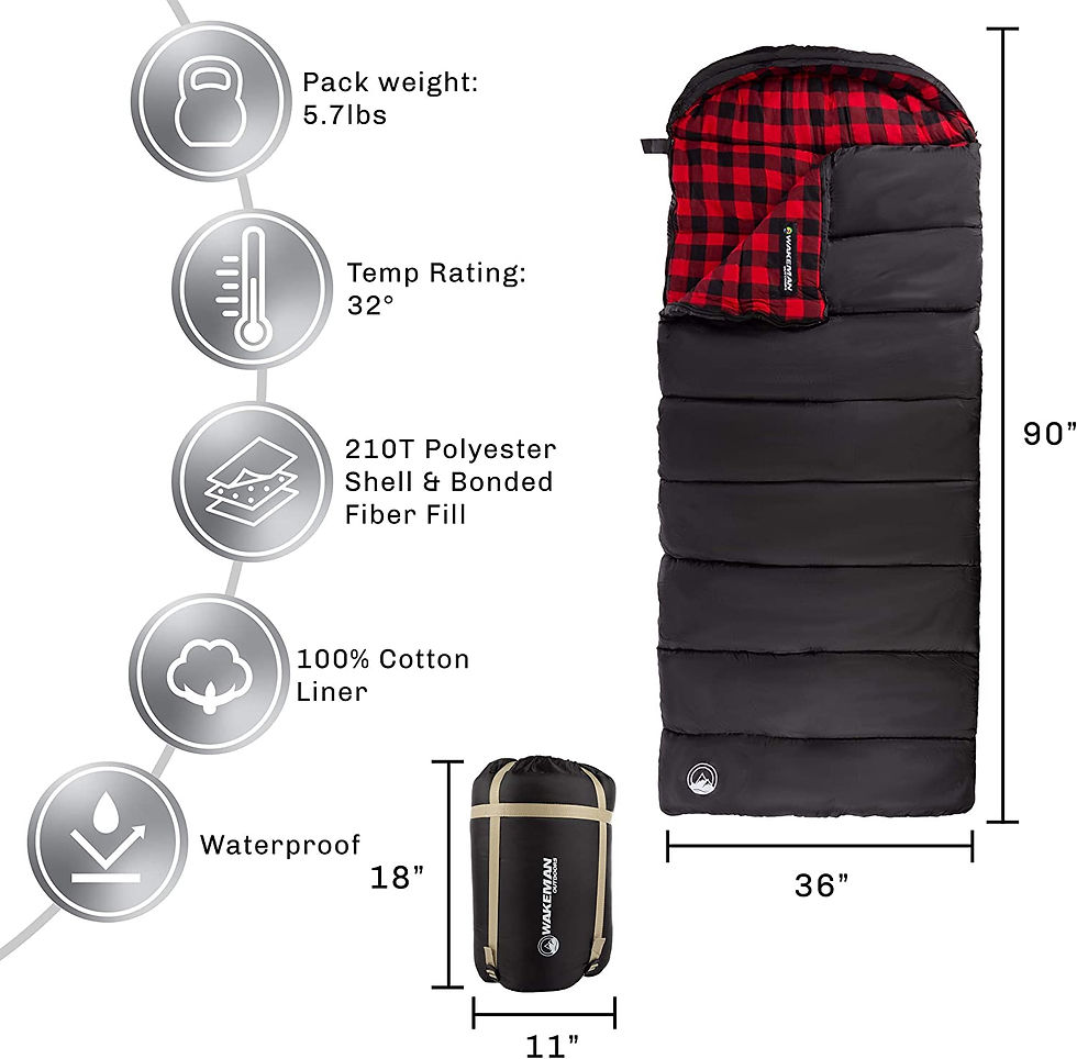 Thumbnail: Wakeman Outdoors Sleeping Bag
