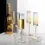 Thumbnail: Champagne flutes Premium Crystal Champagne Glasses