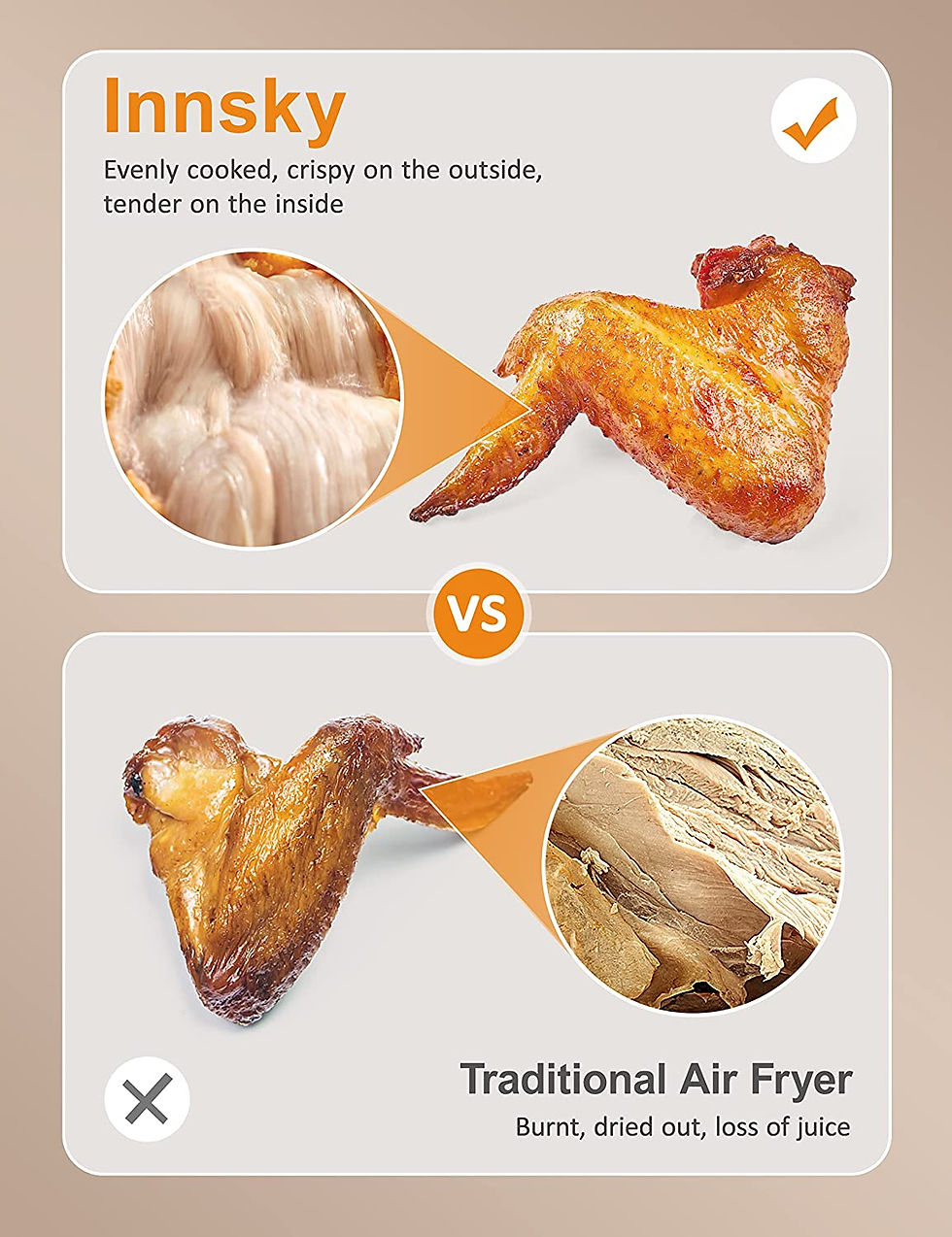 Thumbnail: Innsky Air Fryer XL 5.8QT