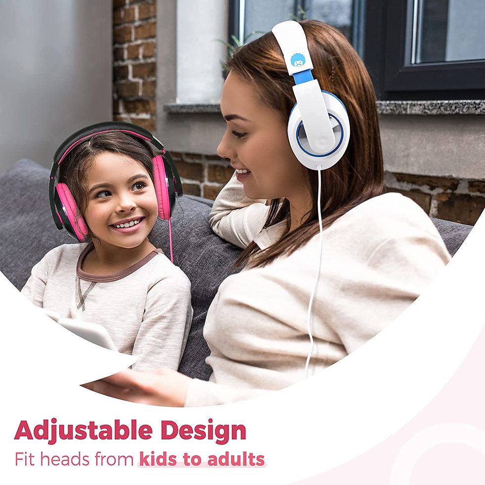 Thumbnail: Rockpapa Comfort Kids Headphones Lightweight, Children and Teens