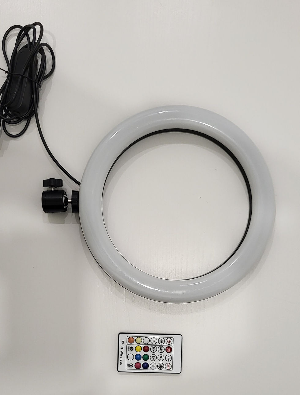 Thumbnail: 10" Multi-Colour Ring Light with Phone Stand and Remote