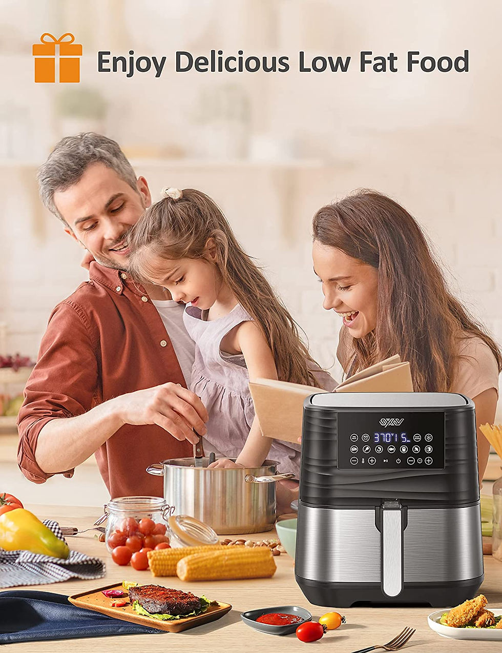 Thumbnail: Innsky Air Fryer XL 5.8QT