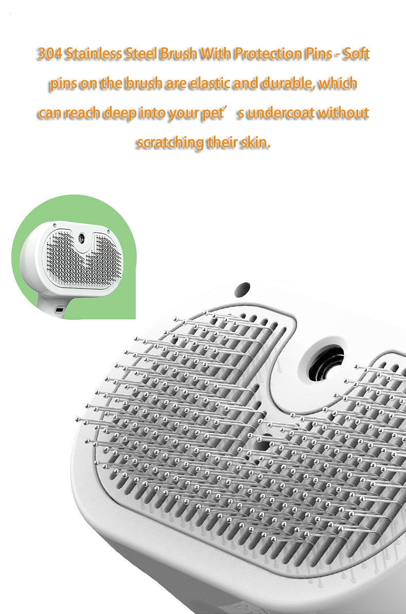 Thumbnail: Pet Comb Self Cleaning Pets Hair Remover Brush For Dogs Grooming Tools Dematting