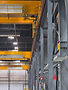 Overhead crane runway with Span-Guard conductor system in an assembly facility