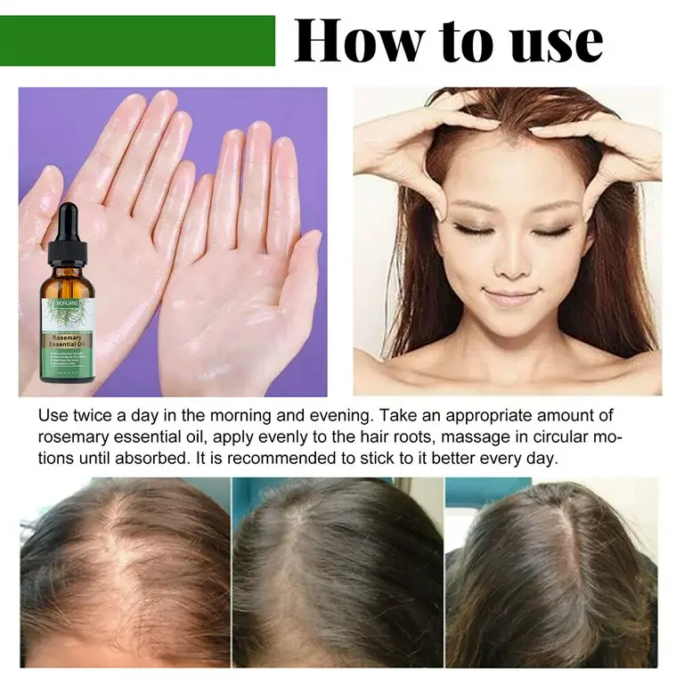 how to use rosemary oil for hair growth