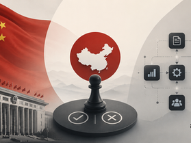image of china and business and robot hand reaching for computer desktop icons in regards to Manus Facebook Meta changes for businesses using ai automations in workflows