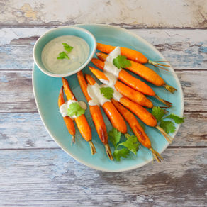 Bospeen uit de oven met een yoghurtdip van Hanneke de Jonge, Culinea