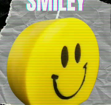 Acid Smiley Candle