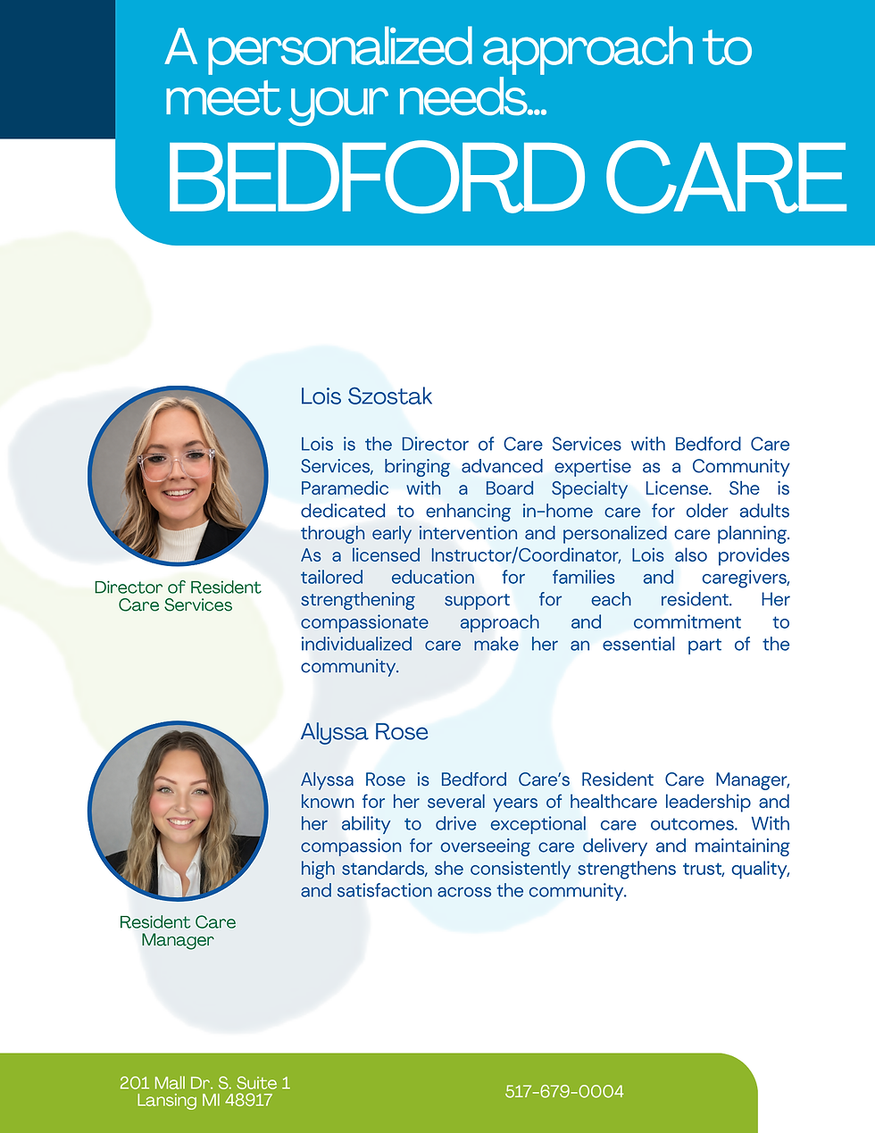 Personalize your care 