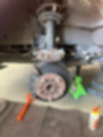Brake pads and rotors replacement completed by mobile mechanic to fix vibration and improve braking performance