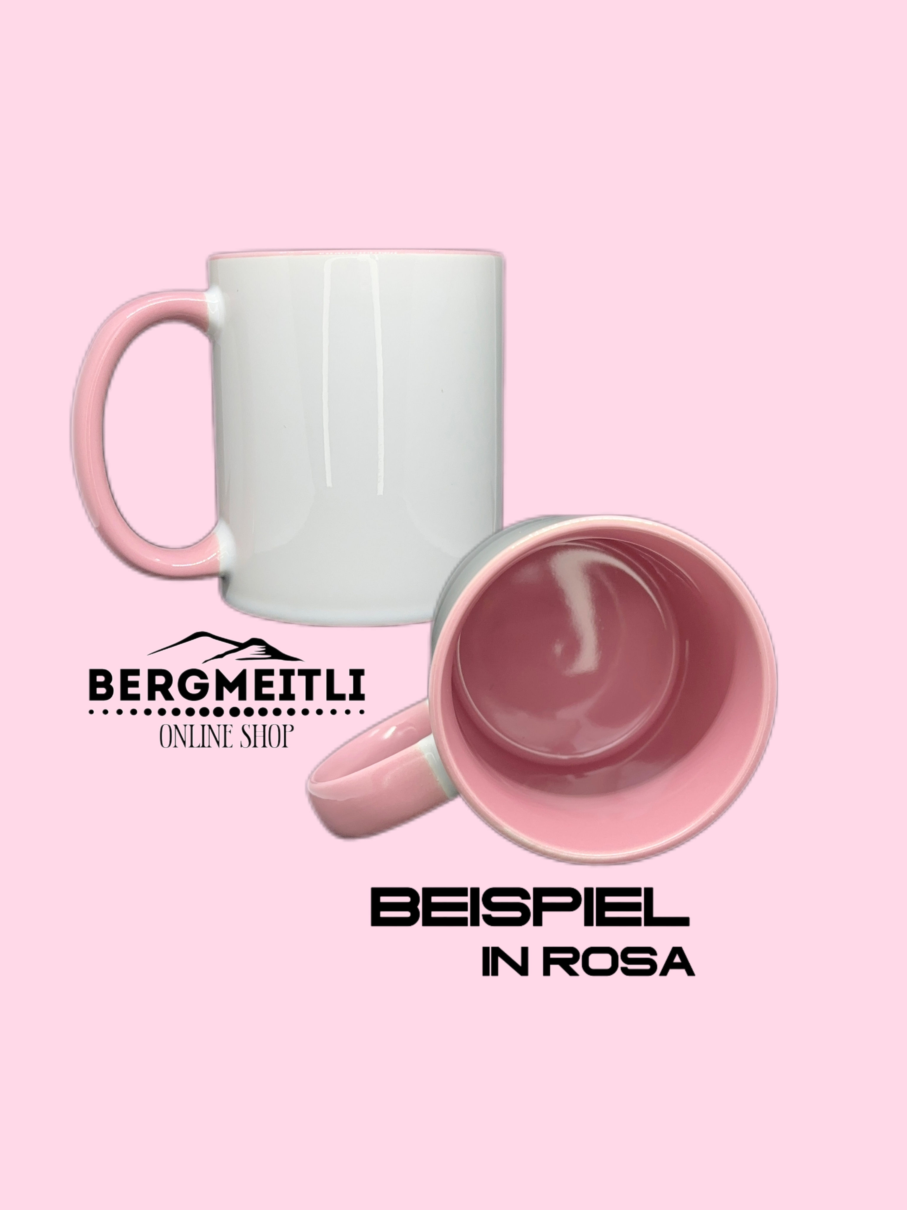 Farbige personalisierte Tasse (mit Foto möglich)