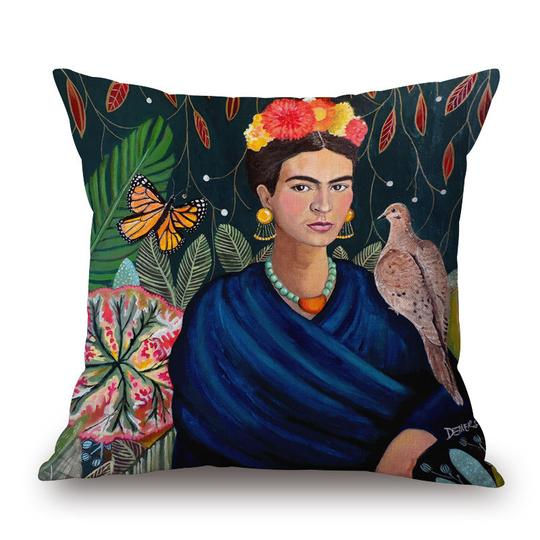 Frida Piegon Cushion With Filler (DT)