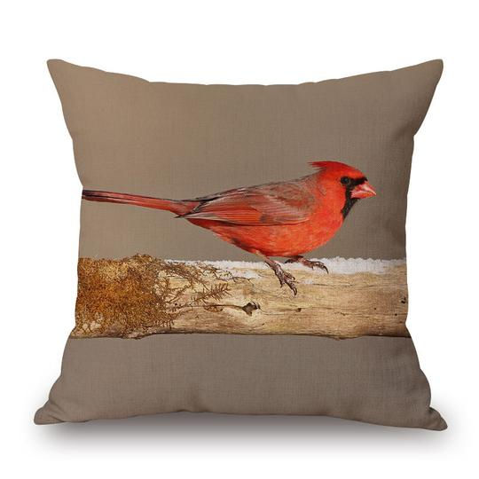 Cardinal Cushion With Filler (DT)