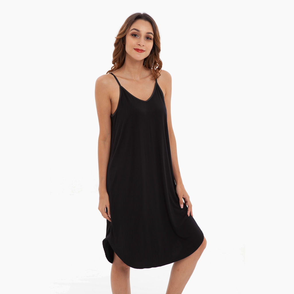 BAMBOO SPAGHETTI DRESS SLEEPWEAR(DD)