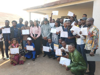 Remise de brevets aux experts CONADESI à Kolwezi, juin 2025 – Session de formation sur le désarmement et la sécurité