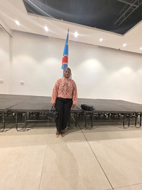 Photo de la délégation de l’ASBL Katambayi Tshiminyi Association lors de la rencontre RDC–Colombie sur la justice transitionnelle, à Kinshasa, le 2 juillet 2025.