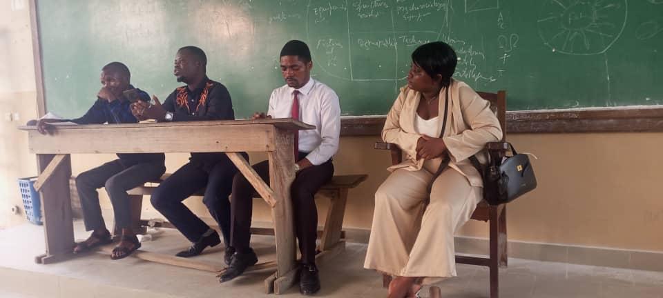 Première réunion du comité de pilotage de l’ASBL Katambayi Tshiminyi Association à Kisangani pour planifier les activités à venir.