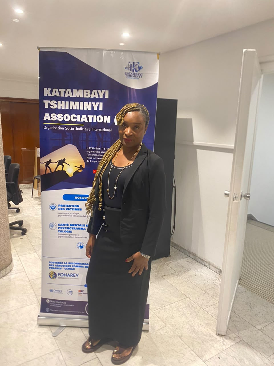 KATAMBAYI TSHIMINYI ASSOCIATION à Bruxelles pour le plaidoyer en faveur des droits des victimes en RDC