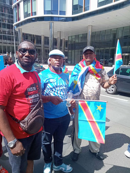 Marche patriotique de la diaspora congolaise à Bruxelles en faveur de la paix, de la souveraineté nationale et de l’unité de la République démocratique du Congo.