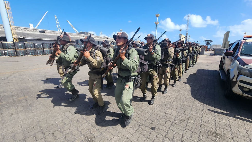 Porto de Fortaleza é palco de capacitação integrada entre Polícia Federal e Polícia Militar
