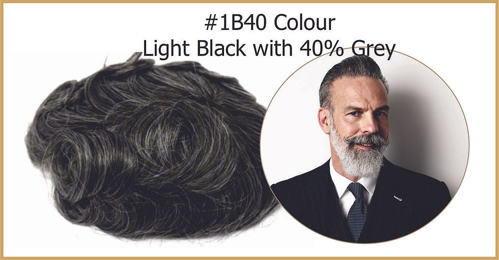 Thumbnail: Breathable: Mens Hybrid Design Hair Piece