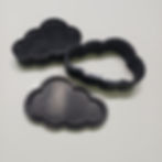 Three piece 3d printed cloud bath bomb mould