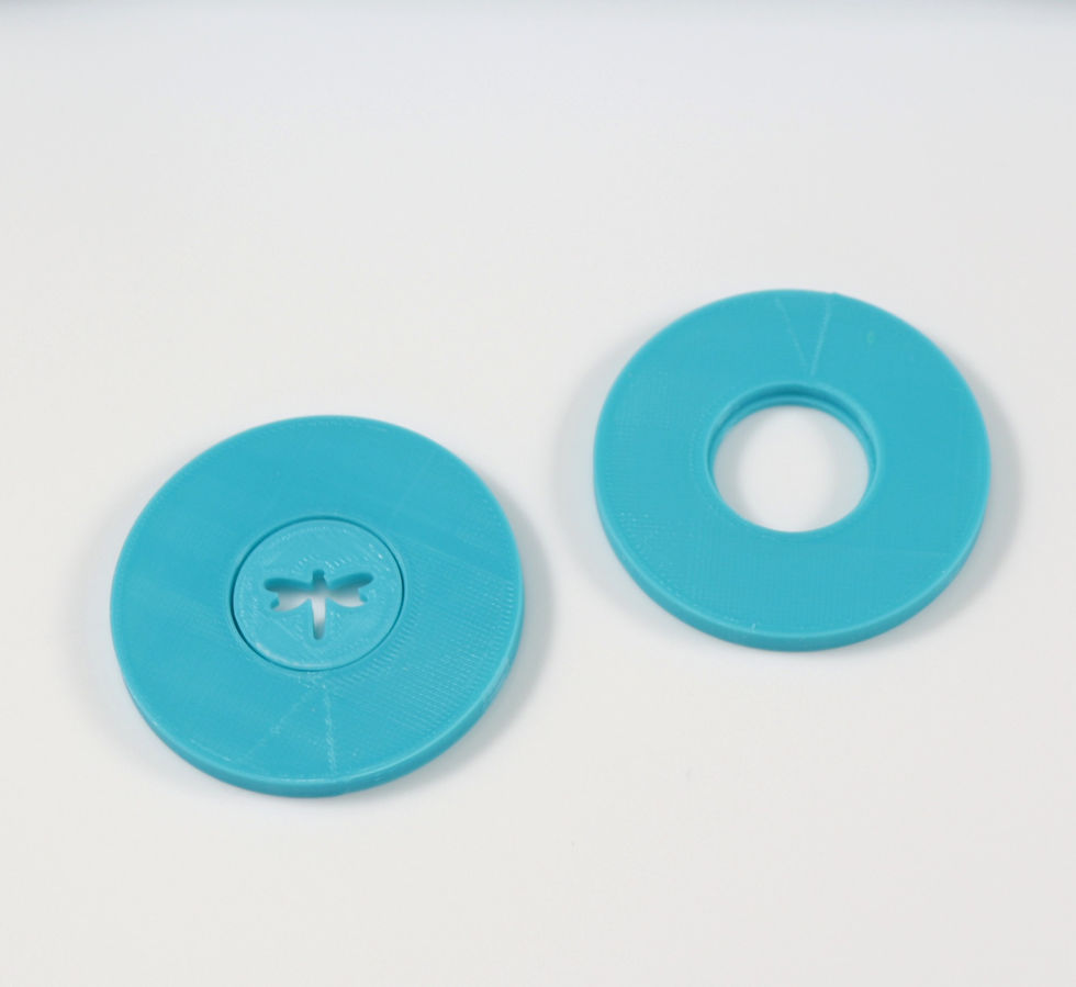 Large extruder and adapter discs for soap making I Dream In Soap