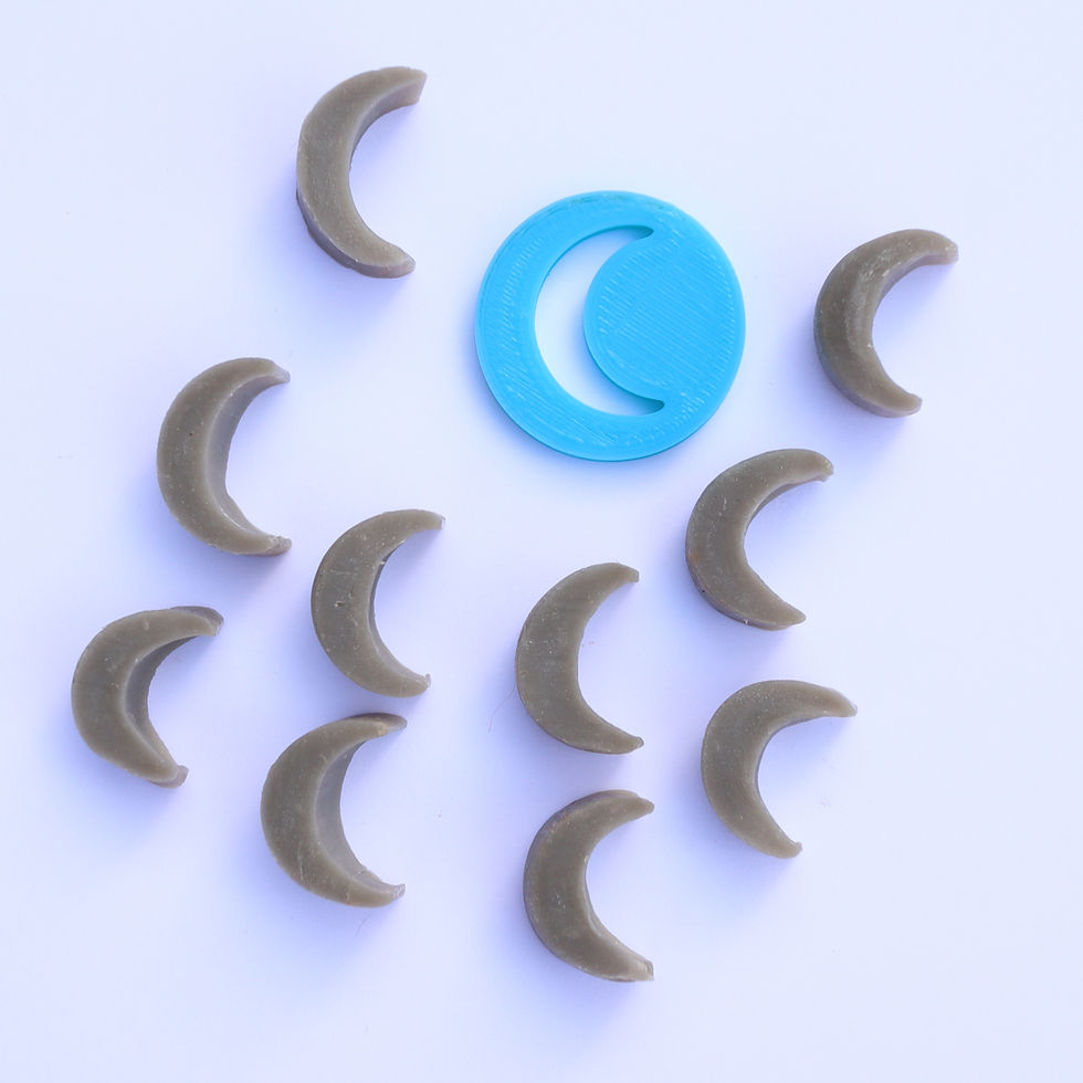 Thumbnail: Examples of soap produced using Moon Extruder Disc