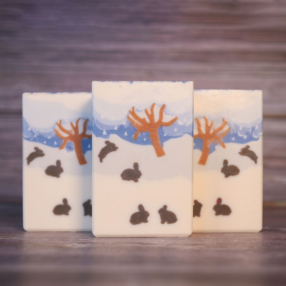 Thumbnail: Example of soap made using Rabbits Extruder Discs
