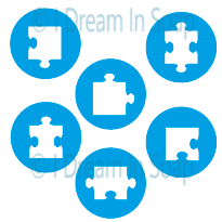 Puzzle Pieces - Set of Extruder Discs to create embeds for use in handmade soap
