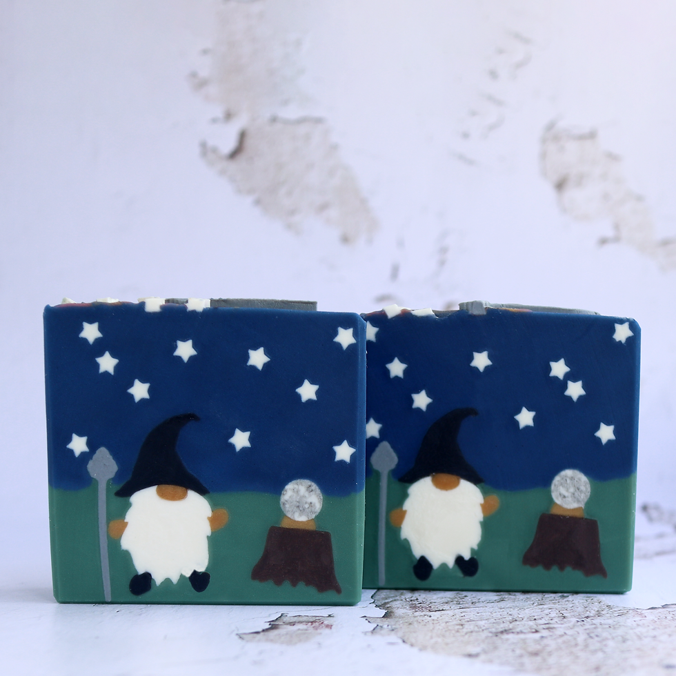 Thumbnail: Handmade soap featuring Standing Front Facing Gnome