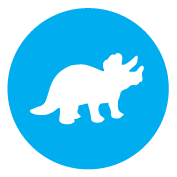 Thumbnail: Triceratops Extruder Discs - Large soap extruder disc to create embed to use in handmade soap