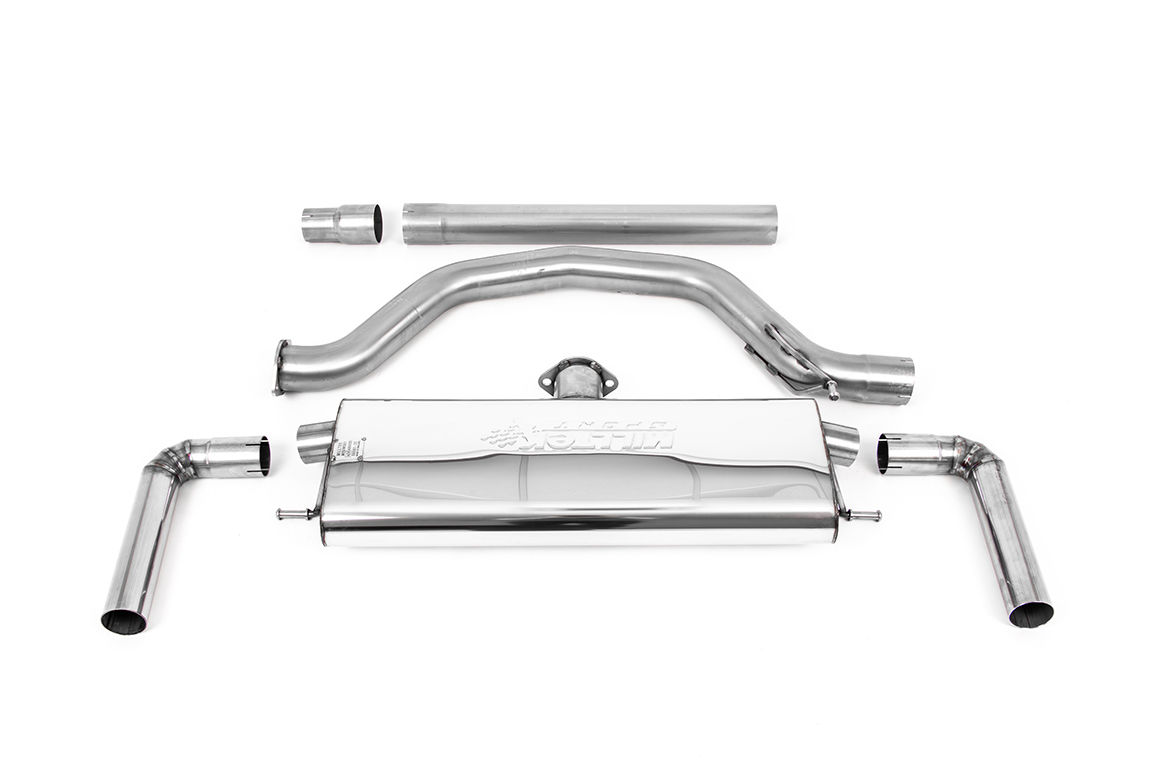Milltek Sport VW Golf GTI Mk8 - 80mm OPF/GPF Back Exhaust System with Polished