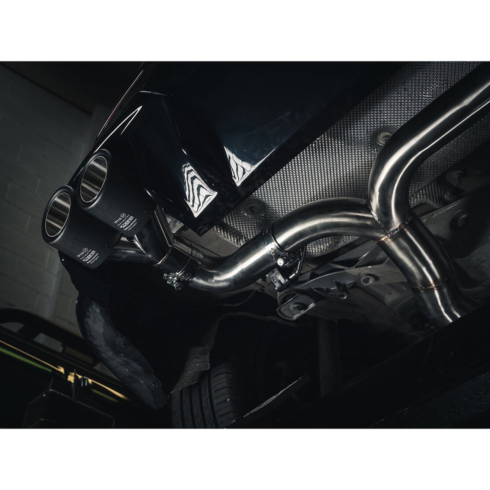 Thumbnail: BMW M135i (F40) Quad Exit GPF/PPF Back Non-Valved Race Box Delete M3 Style Perfo