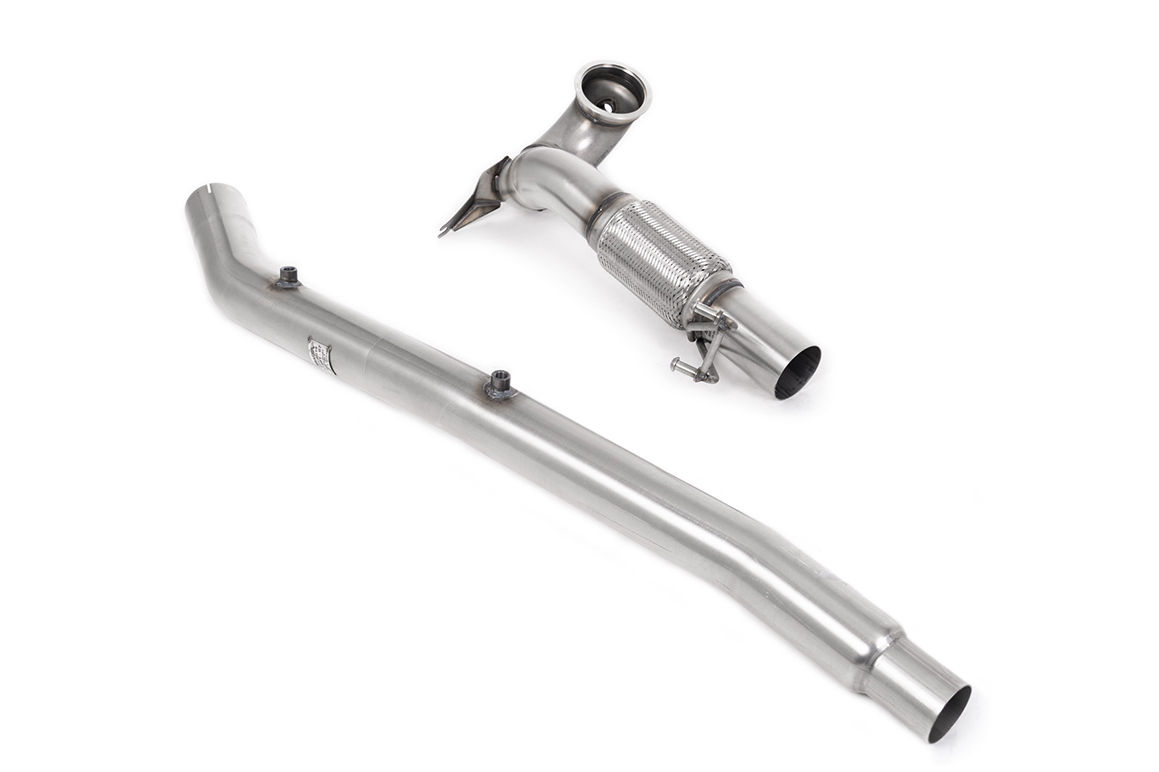 Milltek Sport Downpipes Large Bore Downpipe and De-Cat - For OE Cat-Back (Audi/