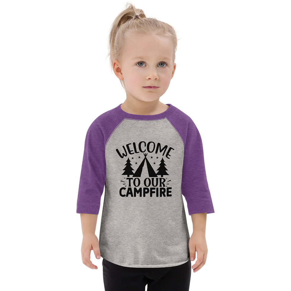 Thumbnail: Welcome to our Campfire Toddler baseball shirt