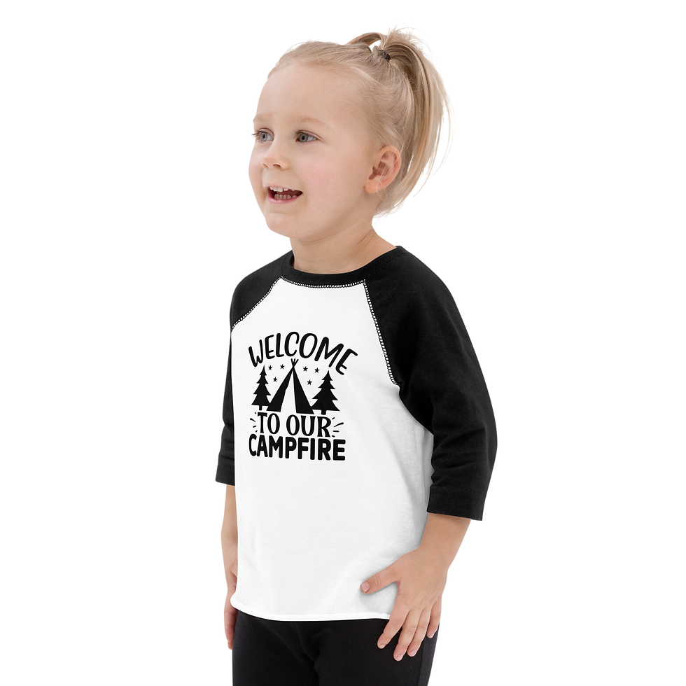 Thumbnail: Welcome to our Campfire Toddler baseball shirt