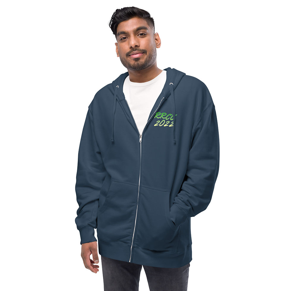 Thumbnail: Men and Womens fleece zip up hoodie