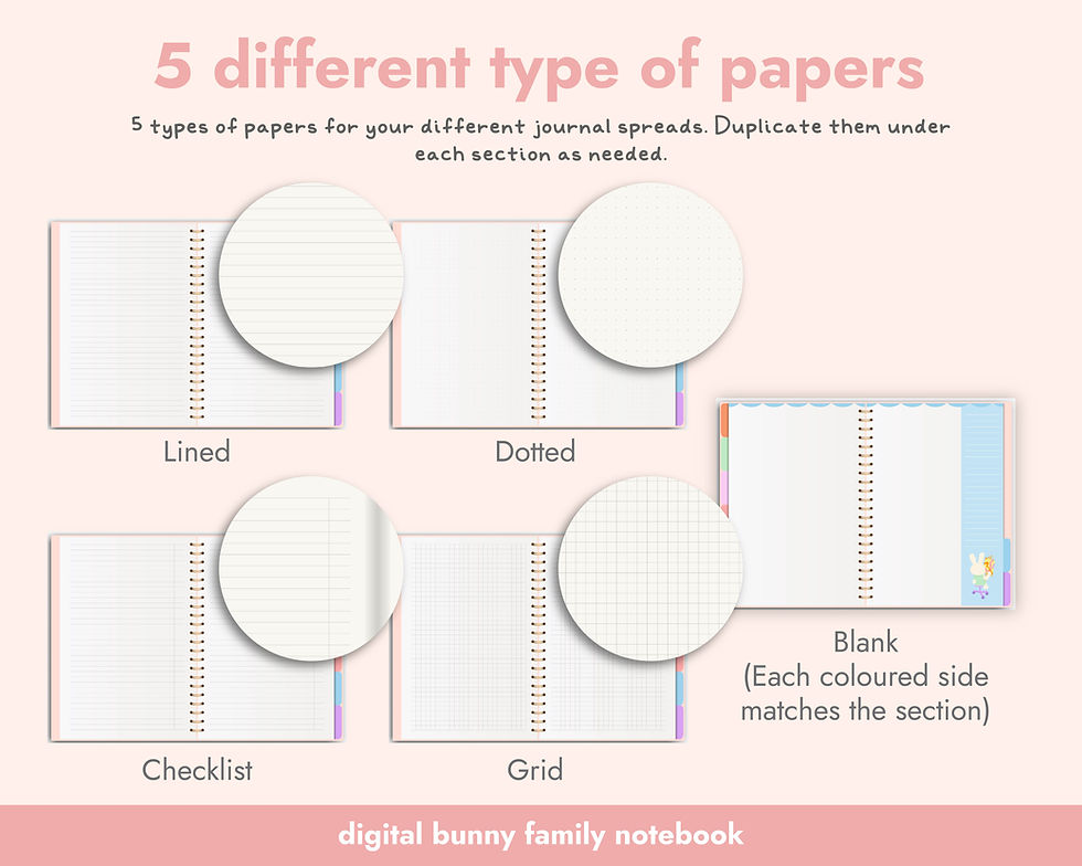 Thumbnail: Bunny Family Notebook