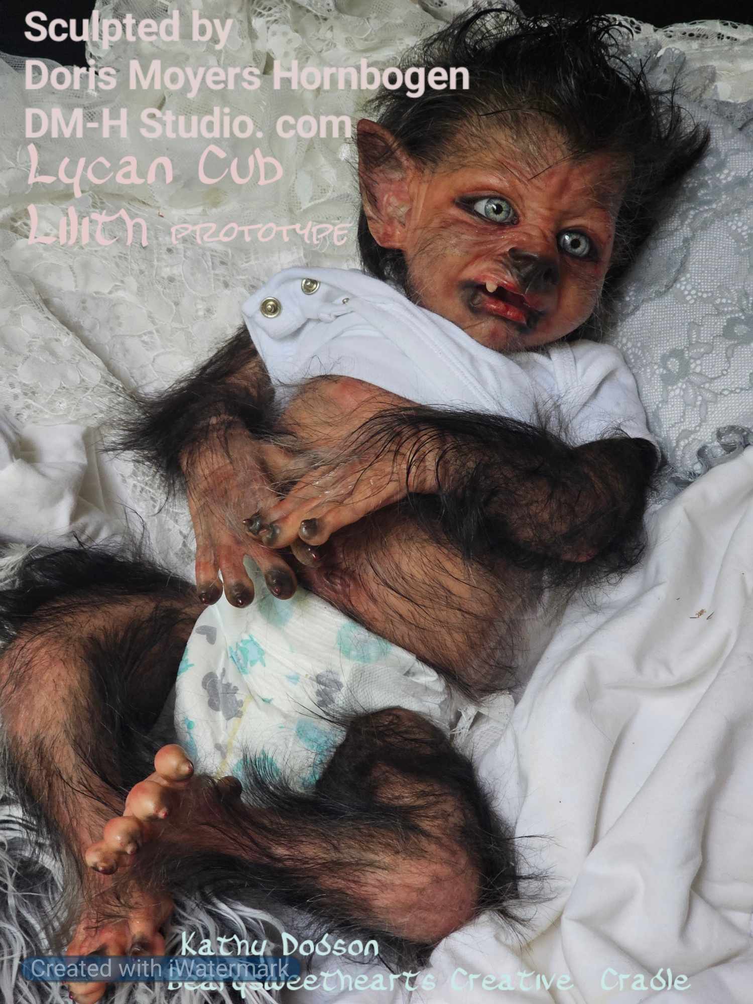 Lilith original reborn doll sculpt by Doris Moyers-Hornbogen