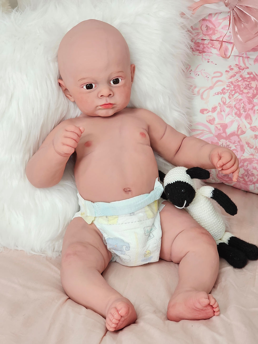 Miniature : "William" 6 month size full body silicone toddler kit, unpainted