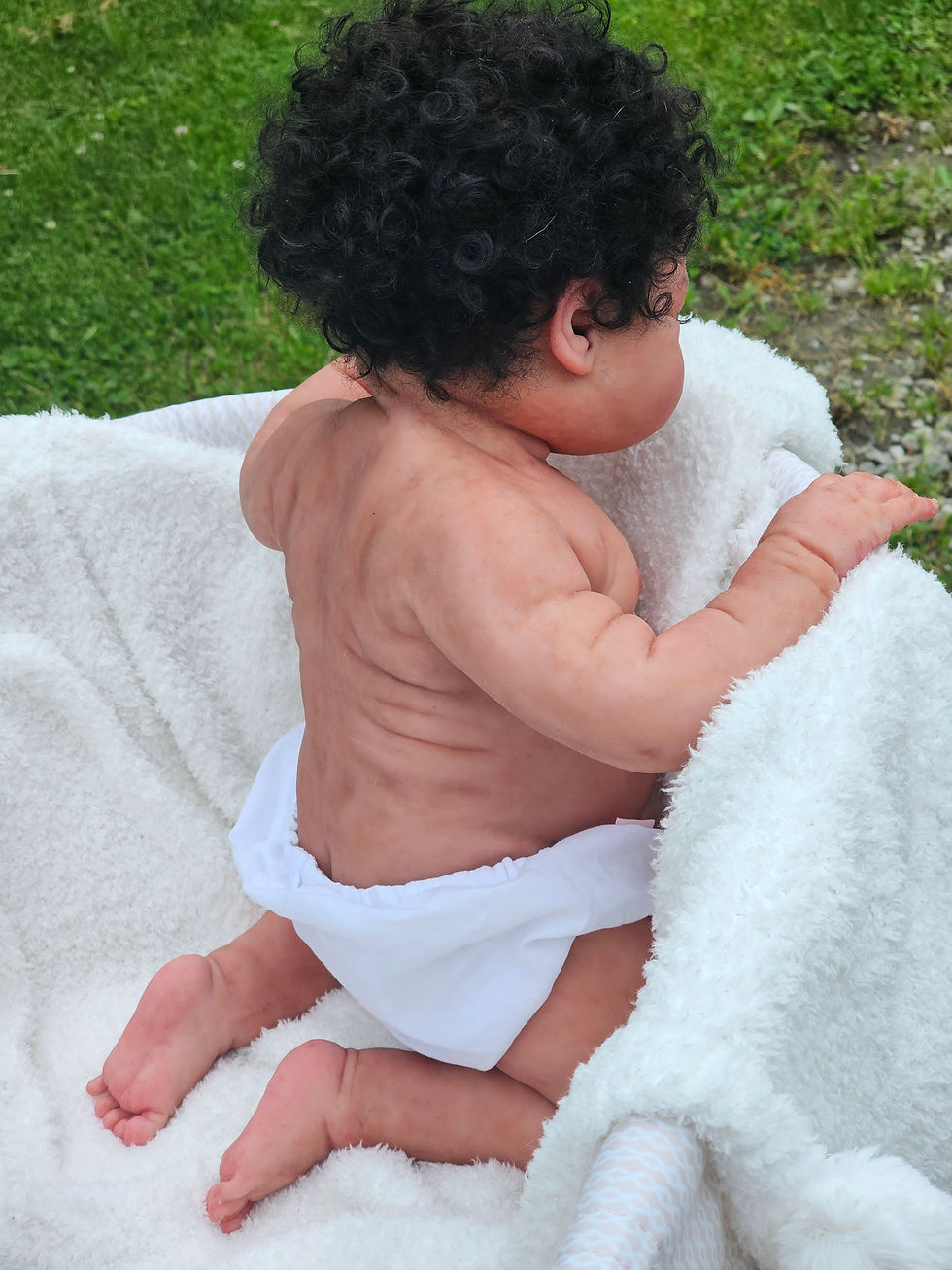 Miniature : "Zoey Love" chunky newborn full-body silicone doll kit