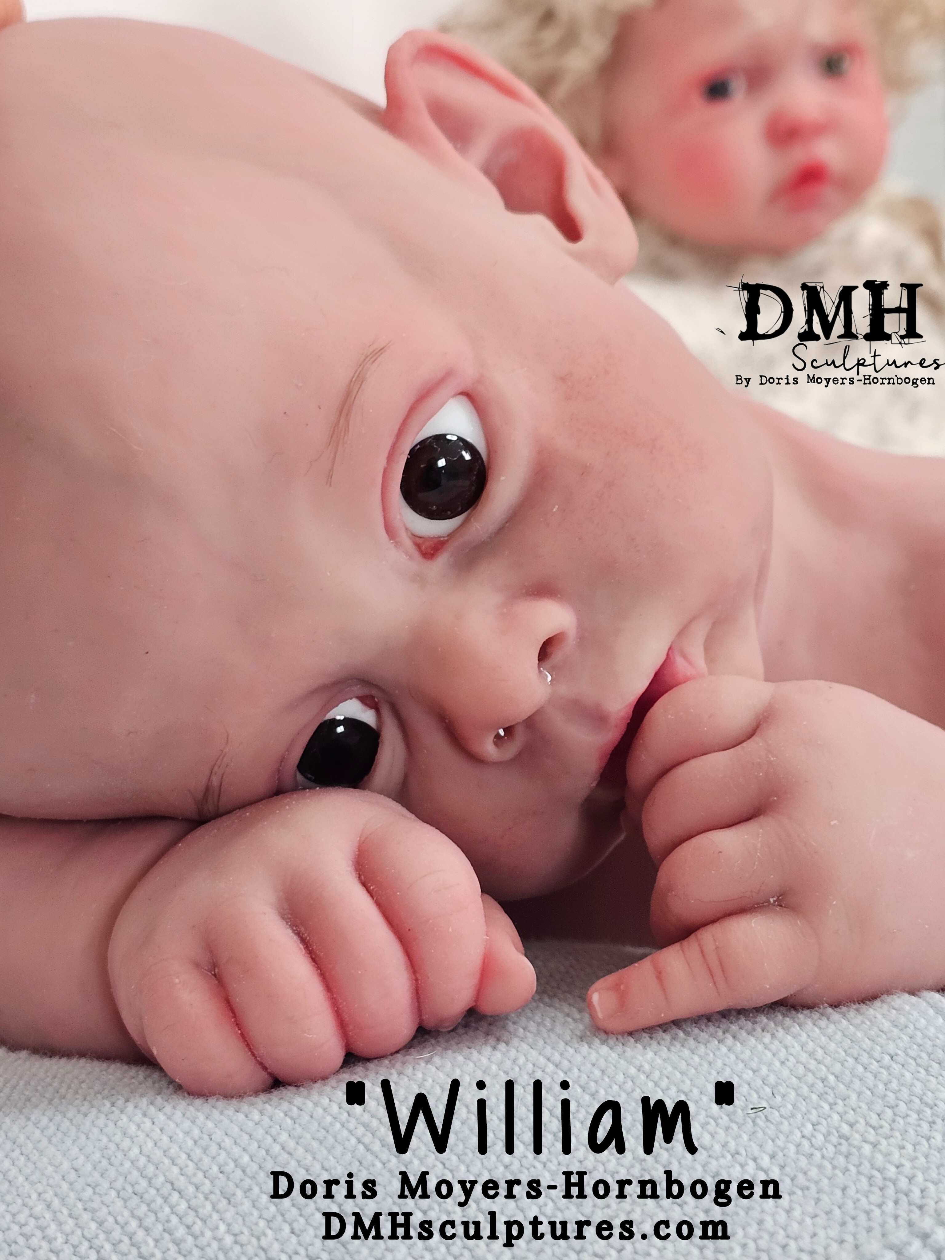 William original reborn doll sculpt by Doris Moyers-Hornbogen
