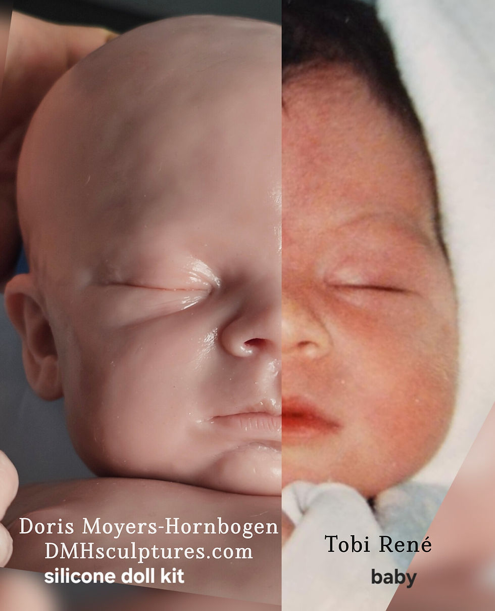 Miniaturbild: "Tobi Rene" blank, unpainted silicone doll kit