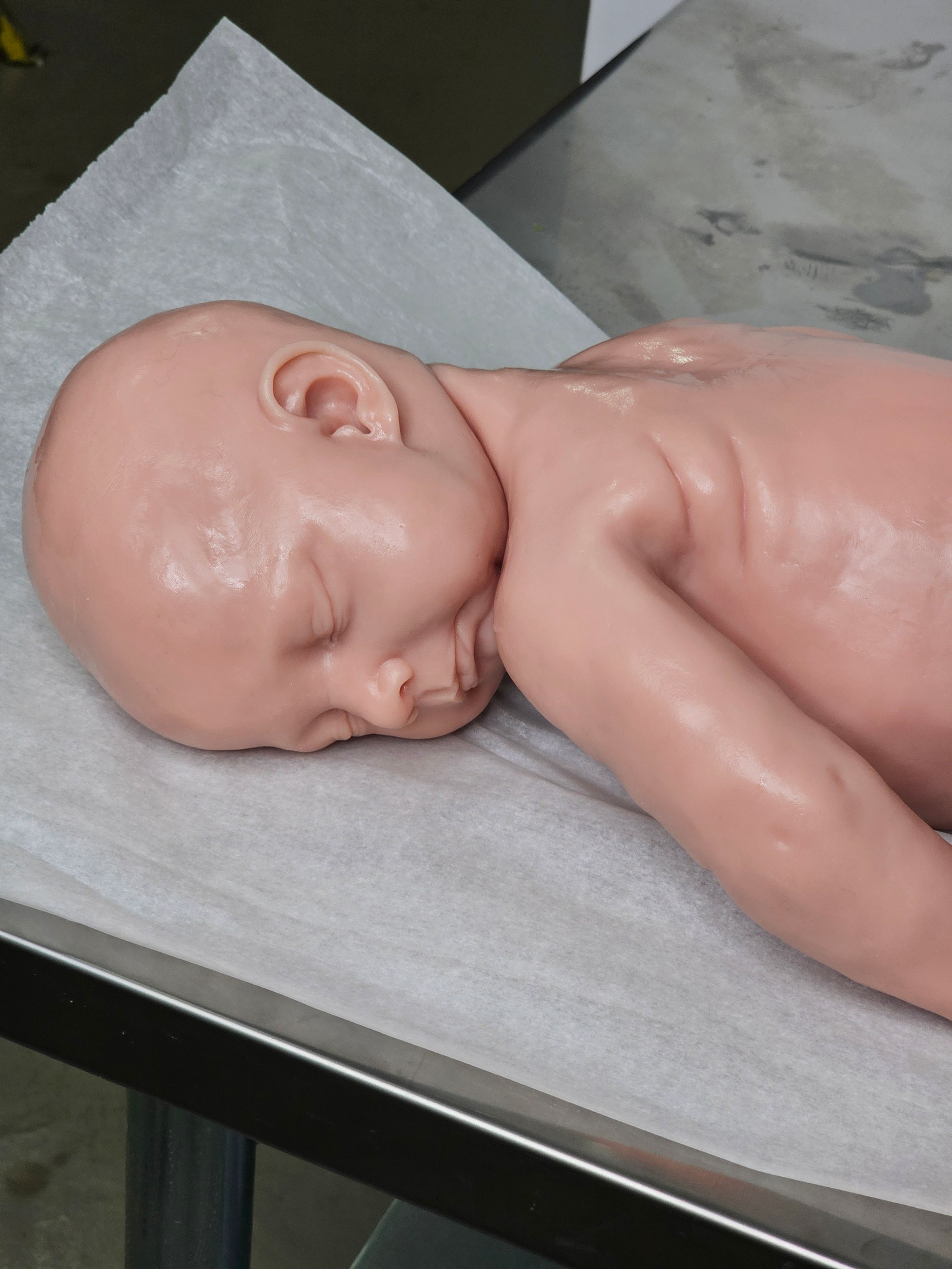BooBoo Emmy full-body silicone kit (blank, unpainted, sold as is)