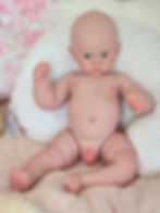 Thumbnail: "William" 6 month size full body silicone toddler kit, unpainted