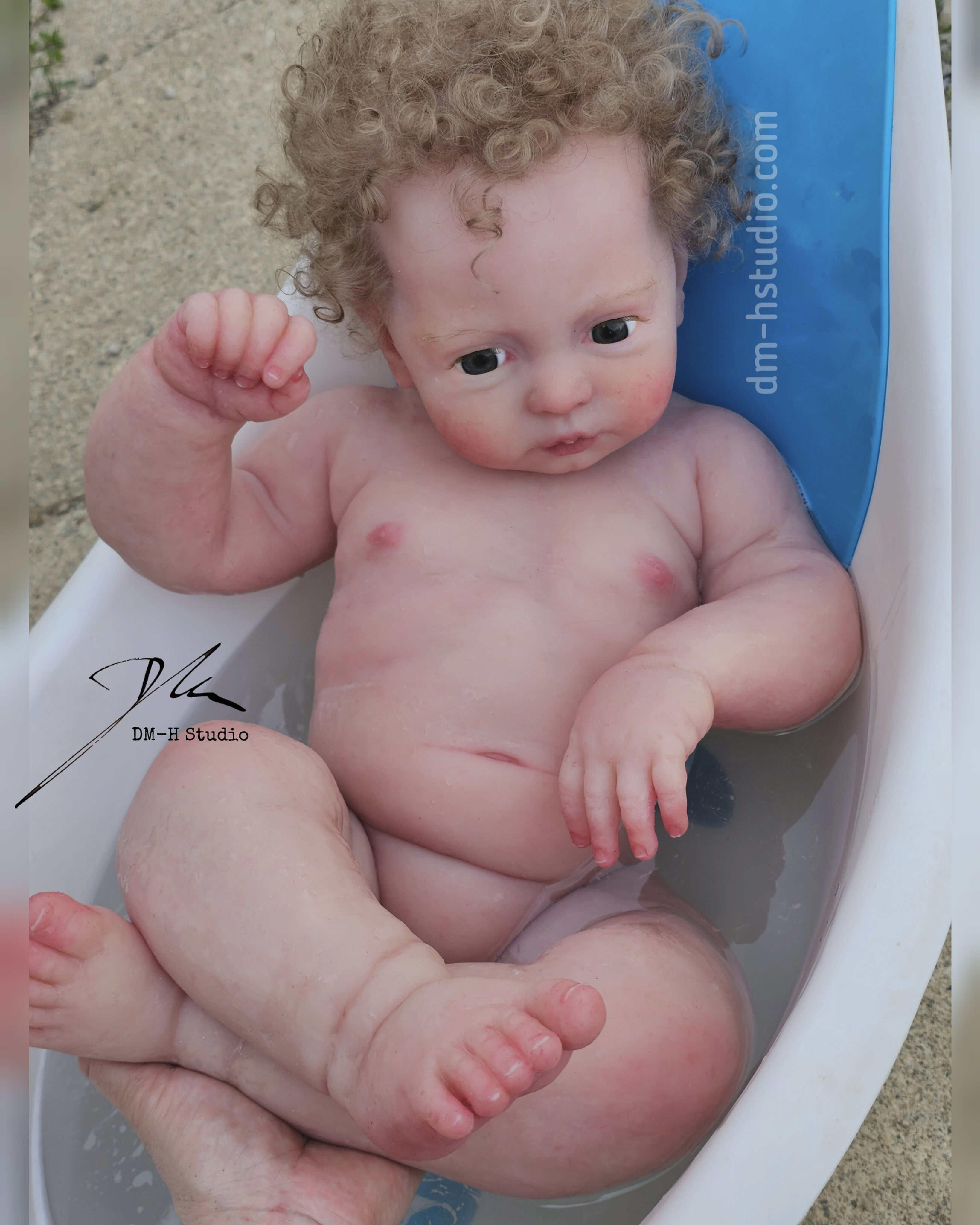 "Sarah" 8 Month sized fb silicone toddler