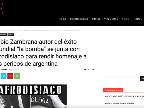 Fabio Zambrana autor del éxito mundial “la bomba” se junta con afrodisíaco para rendir homenaje...