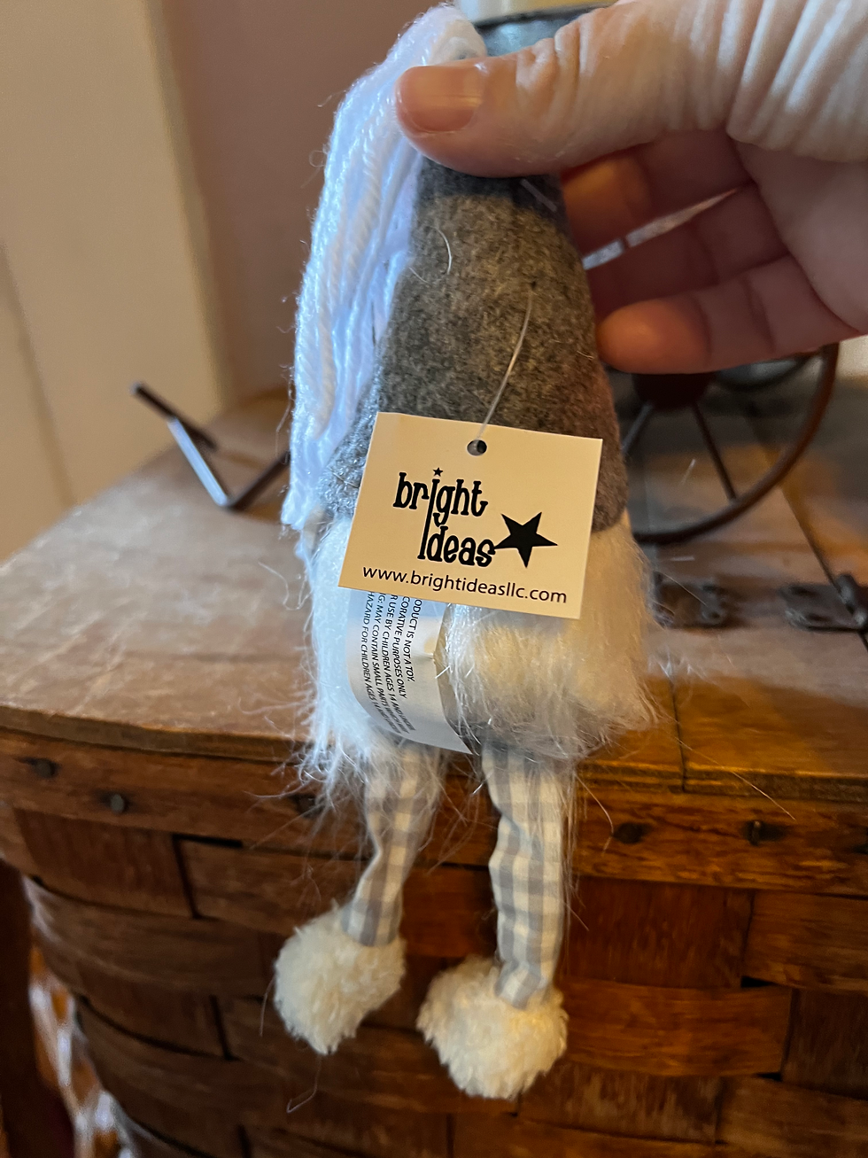 Thumbnail: Stuffed Gnome with Pumpkin, fall decor
