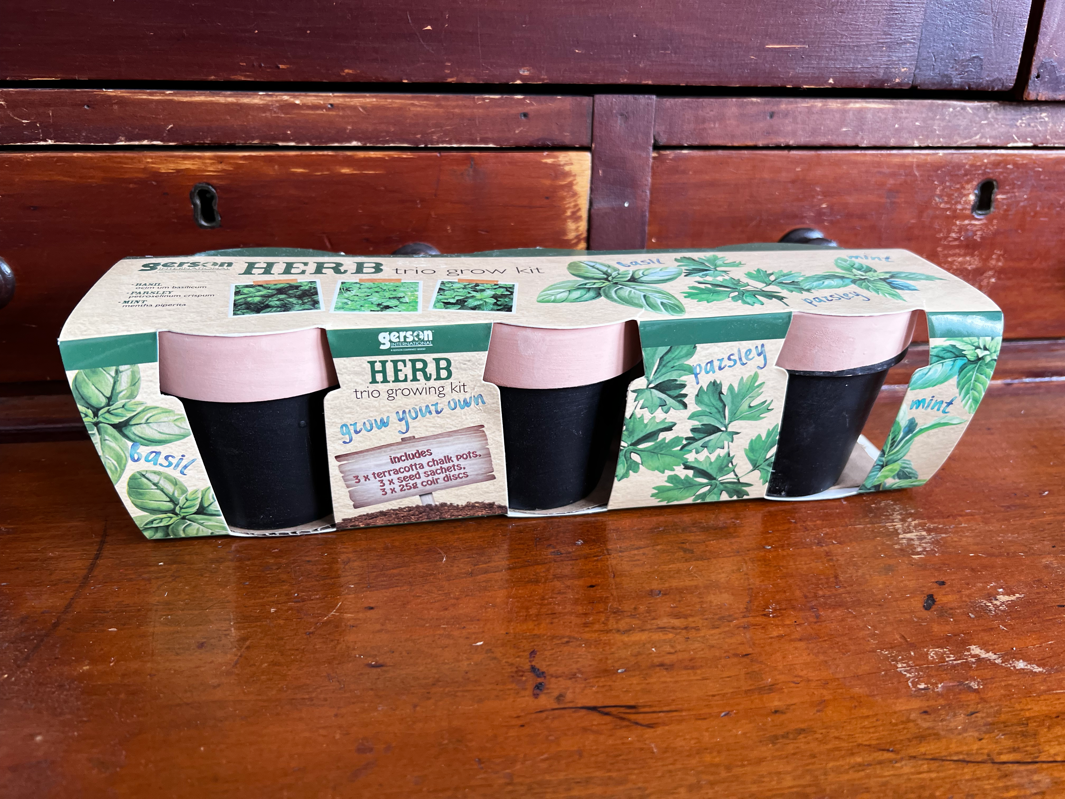 Gerson Herb trio growing kit